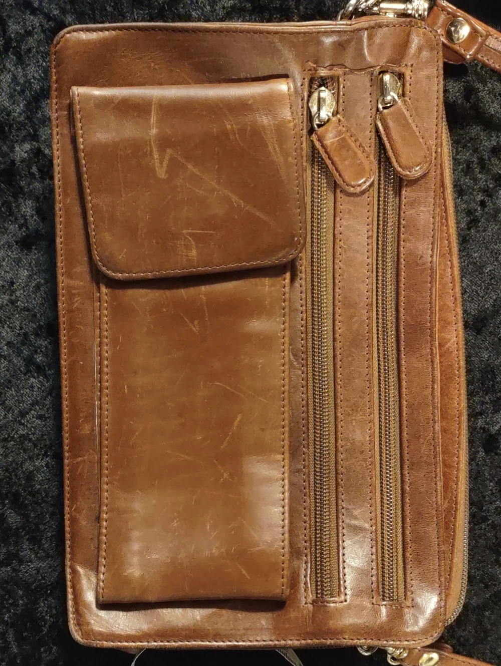 Vintage leather handbag by Exeter LTD